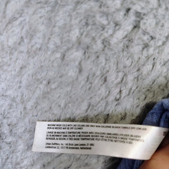 Free People Beach La La Maxi Dress Women's Medium Lavender Blue Influencer Boho - Picture 9 of 11